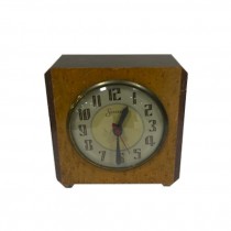 CLOCK-Vintage Square "Sessions" Wooden Clock