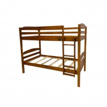 BED-TWIN-BUNKBED-Modern Maple w/Ladder