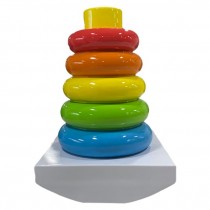Oversized "Rock-a-Stack" Colorful Ring Toss