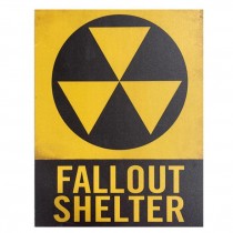 SIGN-Vertical "Fallout Shelter"