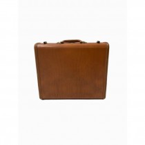 BRIEFCASE-Vintage Samsonite Light Brown Leather Luggage