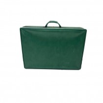 LUGGAGE-Vintage Hartmann Large Soft Shell Green Suitcase