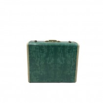 LUGGAGE-Vintage Large Marblized Bermuda Green Samsonite  Suitcase