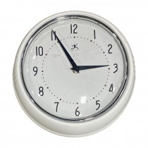 WALL CLOCK-Modern White "Infinity" Clock