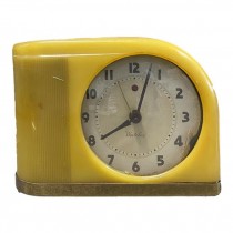 ALARM CLOCK-Vintage Yellow Westclox Moon Beam Clock