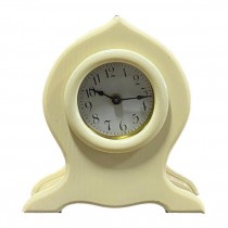 ALARM CLOCK-Small Vintage Beige Bakelite Clock