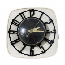 WALL CLOCK-Vintage Mid Century Modern Black & White GE Clock