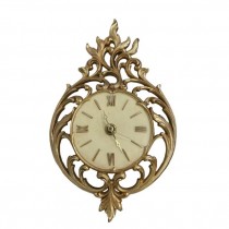 WALL CLOCK-Vintage "Syroco" Hollywood Regency Gold Ornate Clock
