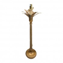 TABLE LAMP-Brass Palm Tree Lamp