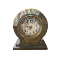 CLOCK-Metal Mini Mantel Clock