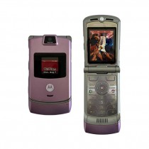 CELL PHONE-Vintage Pink Motorola Razor Flip Phone