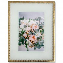 PICTURE FRAME-Gold Boarder w/Intricate Design