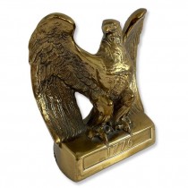 STATUE-Brass American Eagle 1776 Book End