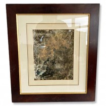 FRAMED ART-Black/ White/ Brown Textured Art II