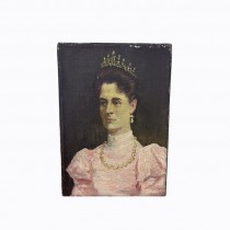 (85210734)PAINTING-Russian Empress Alexandra w/Pink Gown & Tiara