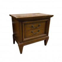 (40070181)NIGHTSTAND-MCM Traditional (2) Drawer Nightstand