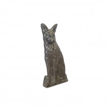 (52170135)FIGURINE-Thin Metal German Shepard Dog Figurine