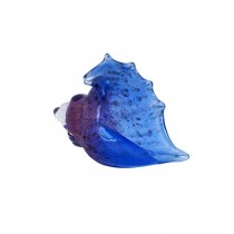 (Birdy0927)FIGURINE-Pink|Purple Glass Conch Shell