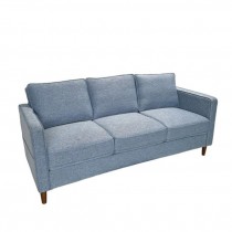 (40010356)SOFA-Light Denim Blue Sofa w|Side Pockets