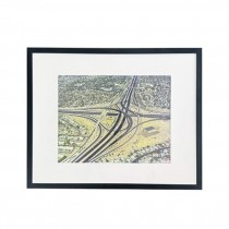 (HDEW0116)FRAMED PHOTOGRAPHY-Aerial View of Highway