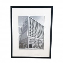 (HDEW0120)FRAMED PHOTOGRAPHY-Architecutal Photo of Building Facade