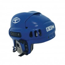 (74070074)HELMET-Kids Blue CCM Tacks Hockey Helmet
