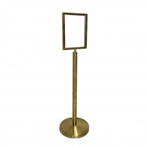 (89300016)Small Sign Holder-Gold Finish