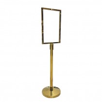 (89300017)Large Sign Holder-Gold Finish