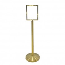 Small Sign Holder-Gold Finish-51"H