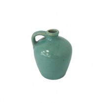 (23180312)PITCHER-Small Stoneware Teal Pitcher