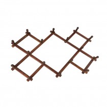 (40270074)COAT RACK-Wall Mount Adjustable Wooden Coat Rack