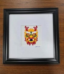 (8521PJ79) Chinese Dragon | In Black Museum Frame