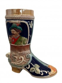 PLANTER-Ceramic Boot | Man With Pipe