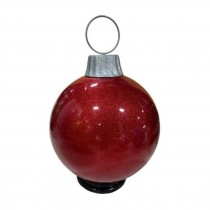 (88120025)Oversized Sm Red Christmas Ornament