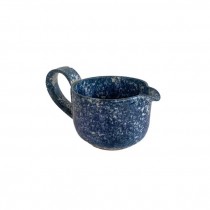 (10310123)CREAMER-Ceramic Blue & White Speckled Creamer
