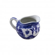 CREAMER-Blue & White Asian Pattern