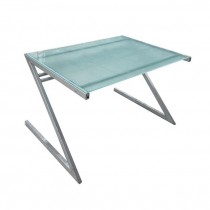 DESK-31X49-STEEL Z BASE-FROST