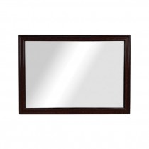 MIRROR-25.5X35.5-BURLED WOOD