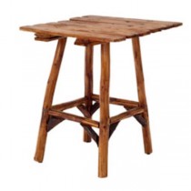 TABLE-SET-SPLIT LOG WEATHERED