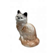 Figurine- 8" tan cat