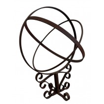 GLOBE-OPEN RUSTY METAL/ORANGE