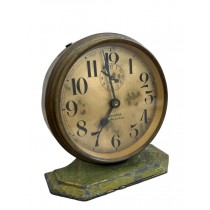 CLOCK-TBL WESTCLOX 6"GR CRACKL