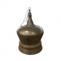 LAMP-HANGING BRASS MOROCCAN PI