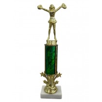 Trophy-Girl Cheerleader Green/