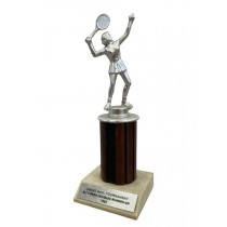 Trophy-Woman Serving Silver/wo