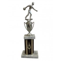Trophy-Male Bowler Brown/Flowe