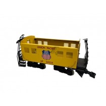 TRAIN-CABOOSE-YELLOW-UNION PAC