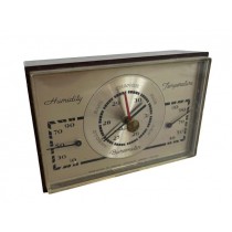 VINTAGE BAROMETER-W/Temperature & Humidity Display