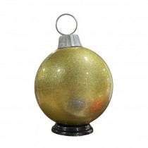 (88120026)Oversized Sm Gold Christmas Ornament