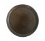 (17020025)PLATE-Charcoal Pottery Dish w/ Raised Lip